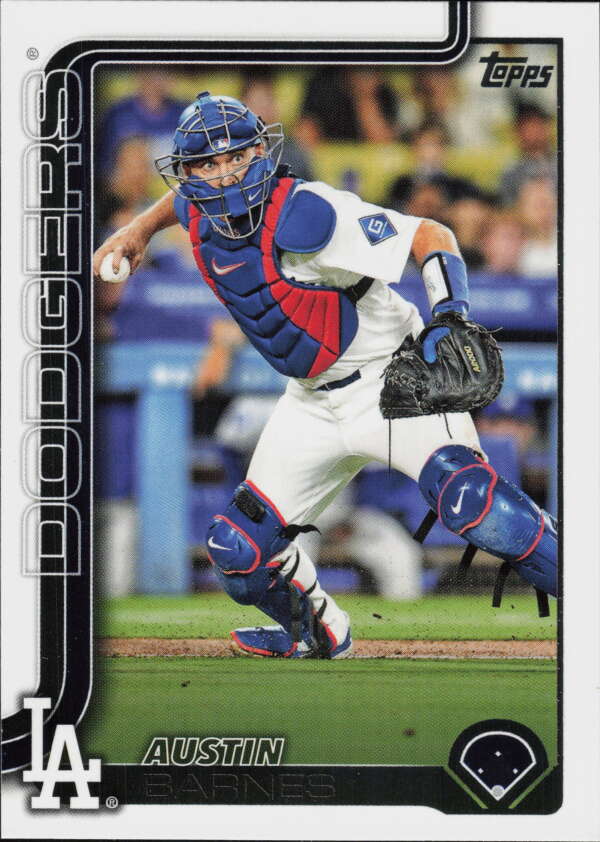 2025 Topps #353 Austin Barnes NM-MT Dodgers ID:78347