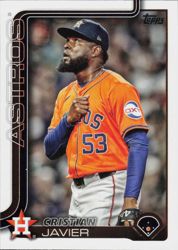 2025 Topps #509 Cristian Javier NM-MT Astros ID:78411