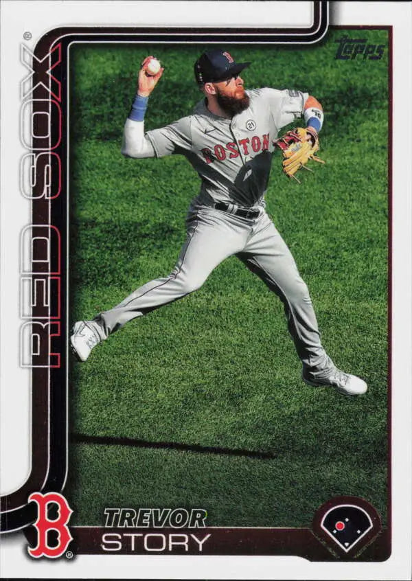 2025 Topps #577 Trevor Story NM-MT Red Sox ID:78436