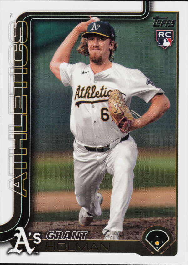 2025 Topps #634 Grant Holman NM-MT RC Rookie ID:78460