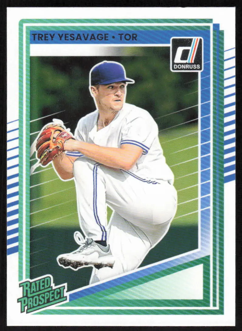 2025 Donruss Rated Prospects #163 Trey Yesavage NM-MT RC Rookie Blue Ja ID:80508
