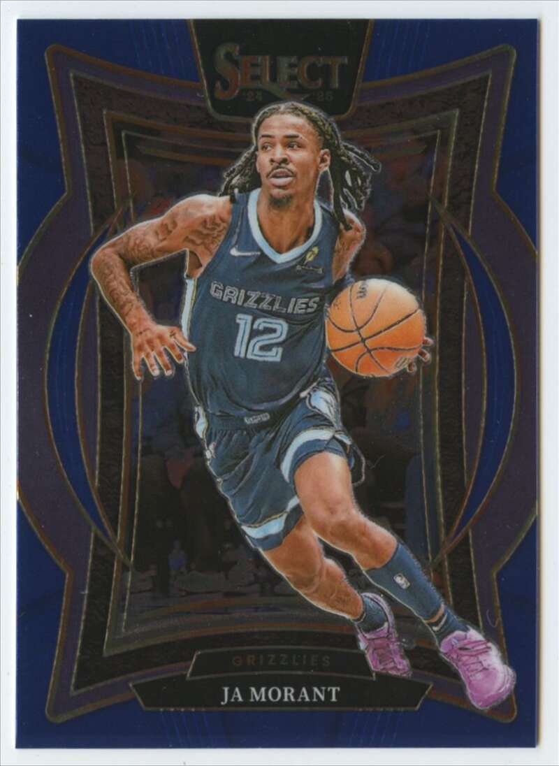 2024-25 Panini Select Blue #60 Ja Morant NM-MT Grizzlies Concourse ID:80938