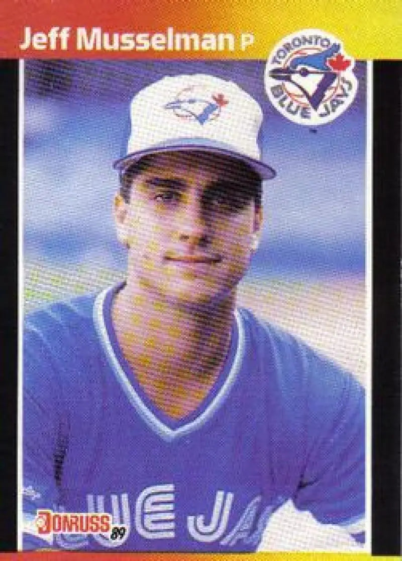 1989 Donruss #656b Jeff Musselman NM Near Mint Blue Jays ID:81475