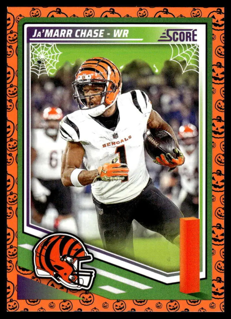 2025 Score Trick or Treat Pumpkin #13 Ja’Marr Chase NM-MT Bengals ID:80069
