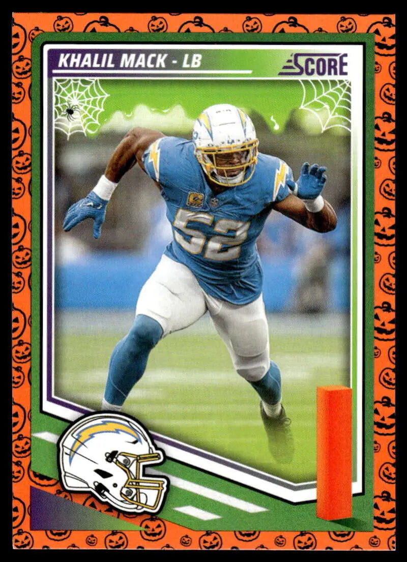 2025 Score Trick or Treat Pumpkin #14 Khalil Mack NM-MT LA Chargers ID:80070