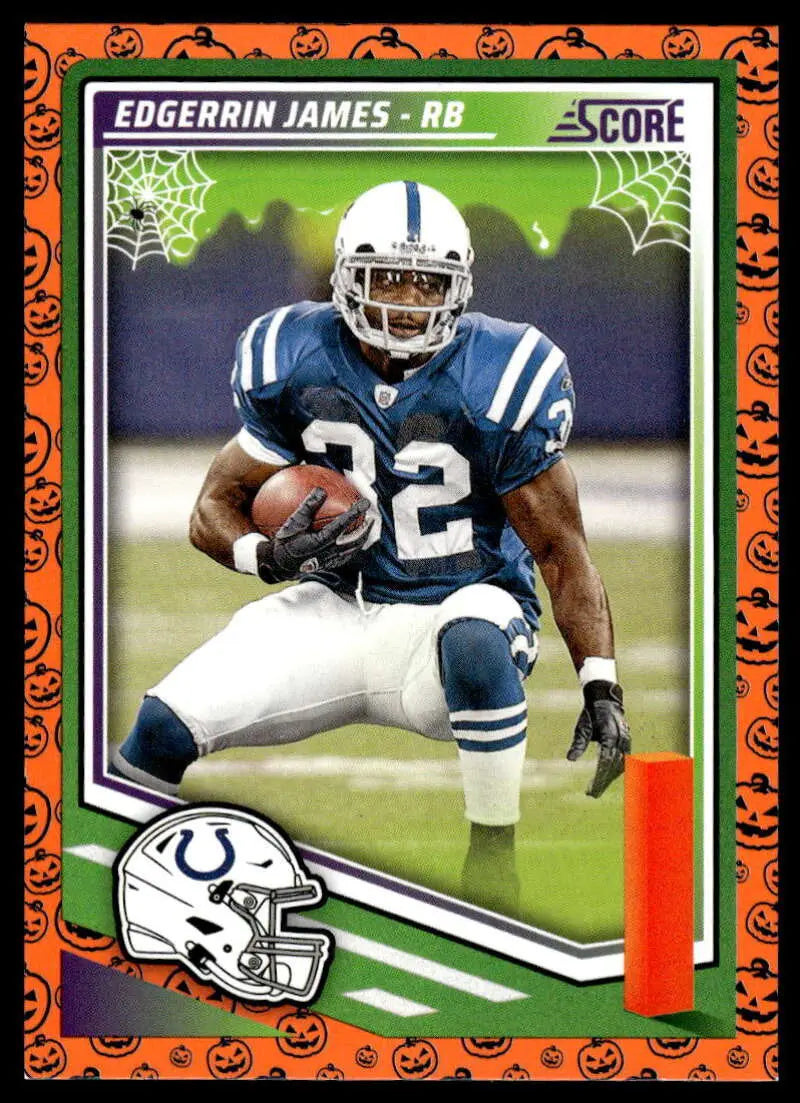 2025 Score Trick or Treat Pumpkin #68 Edgerrin James NM-MT Colts ID:80088
