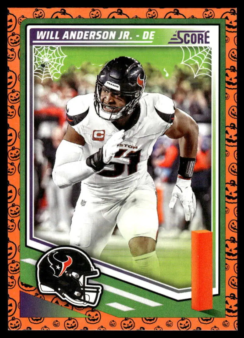2025 Score Trick or Treat Pumpkin #187 Will Anderson Jr. NM-MT Texans ID:80116