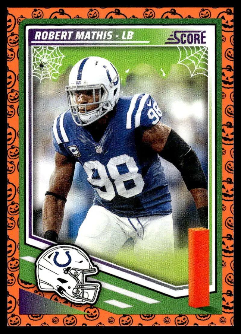 2025 Score Trick or Treat Pumpkin #271 Robert Mathis NM-MT Colts ID:80139