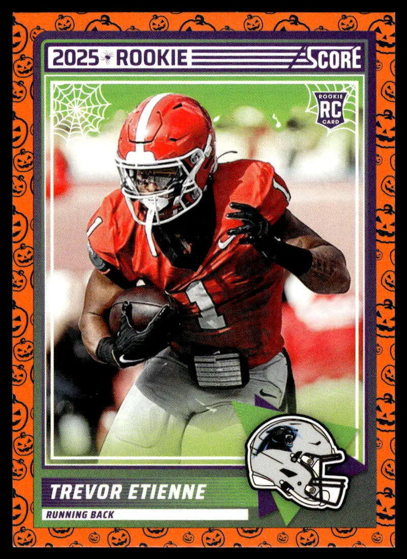 2025 Score Trick or Treat Rookies Pumpkin #51 Trevor Etienne NM-MT Pant ID:80164