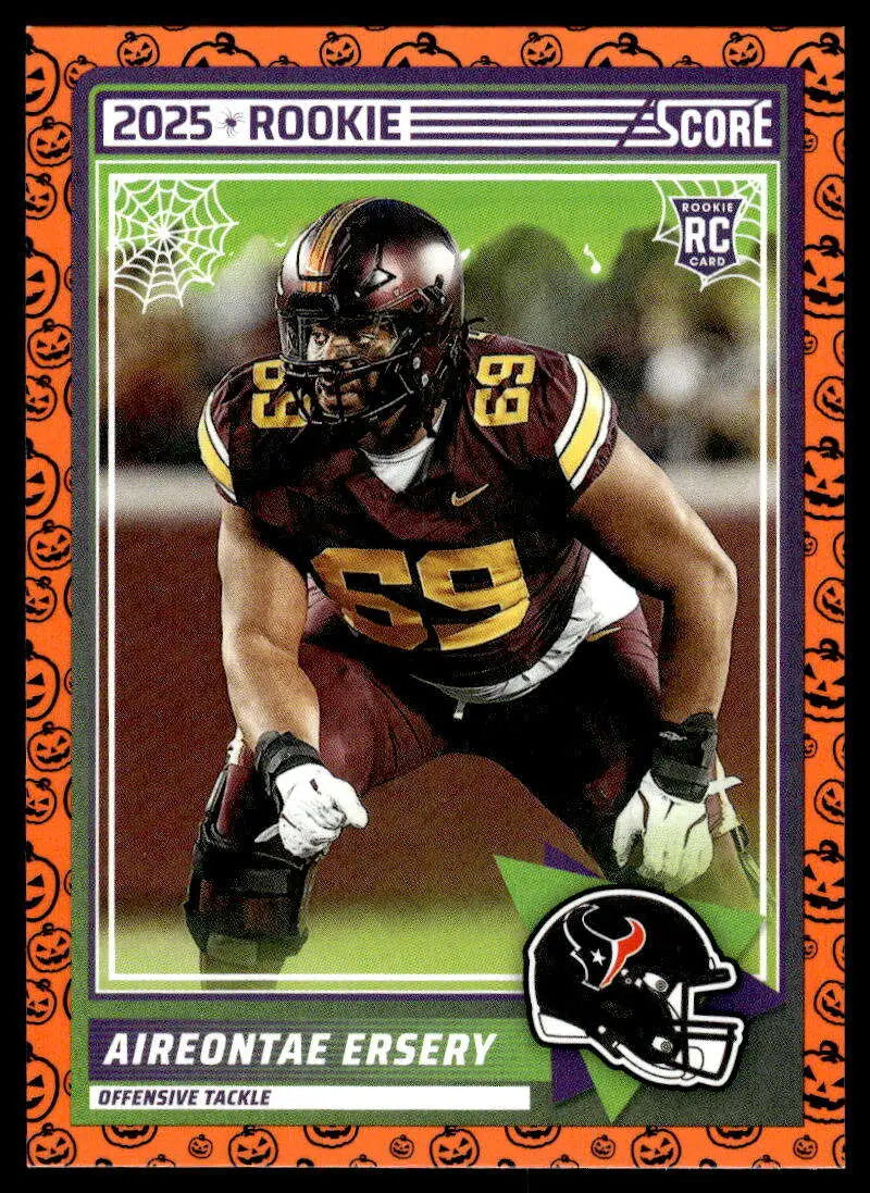 2025 Score Trick or Treat Rookies Pumpkin #77 Aireontae Ersery NM-MT Te ID:80176