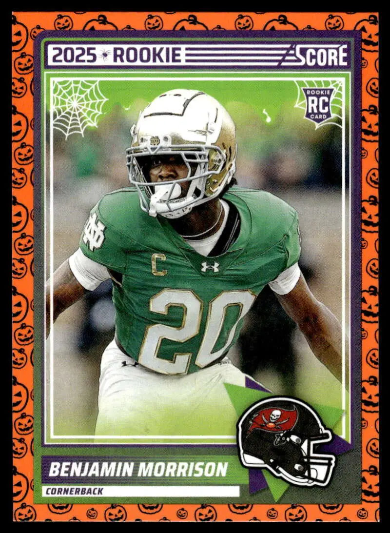 2025 Score Trick or Treat Rookies Pumpkin #93 Benjamin Morrison NM-MT B ID:80183