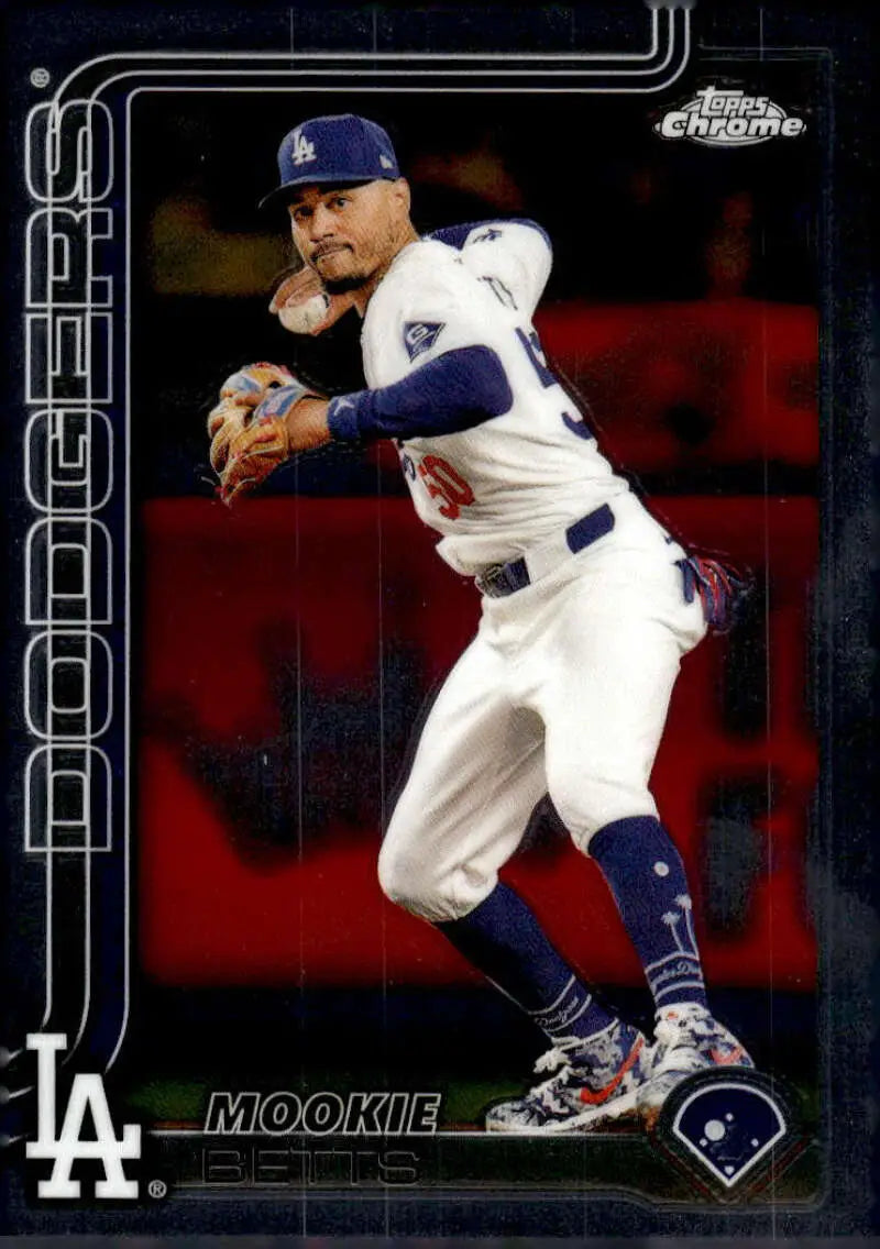 2025 topps Chrome #50 Mookie Betts NM-MT Dodgers ID:80581
