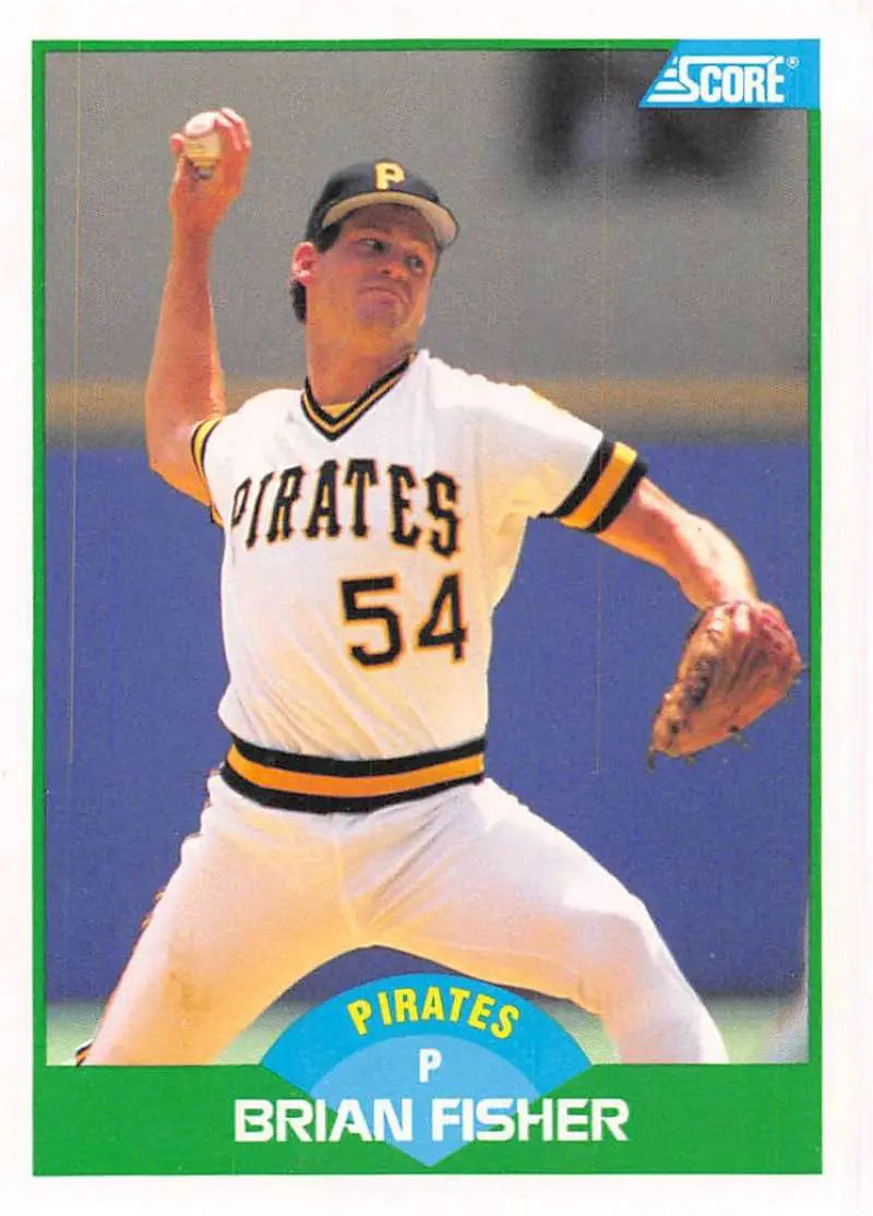 1989 Score #24 Brian Fisher NM-MT Pirates ID:80255