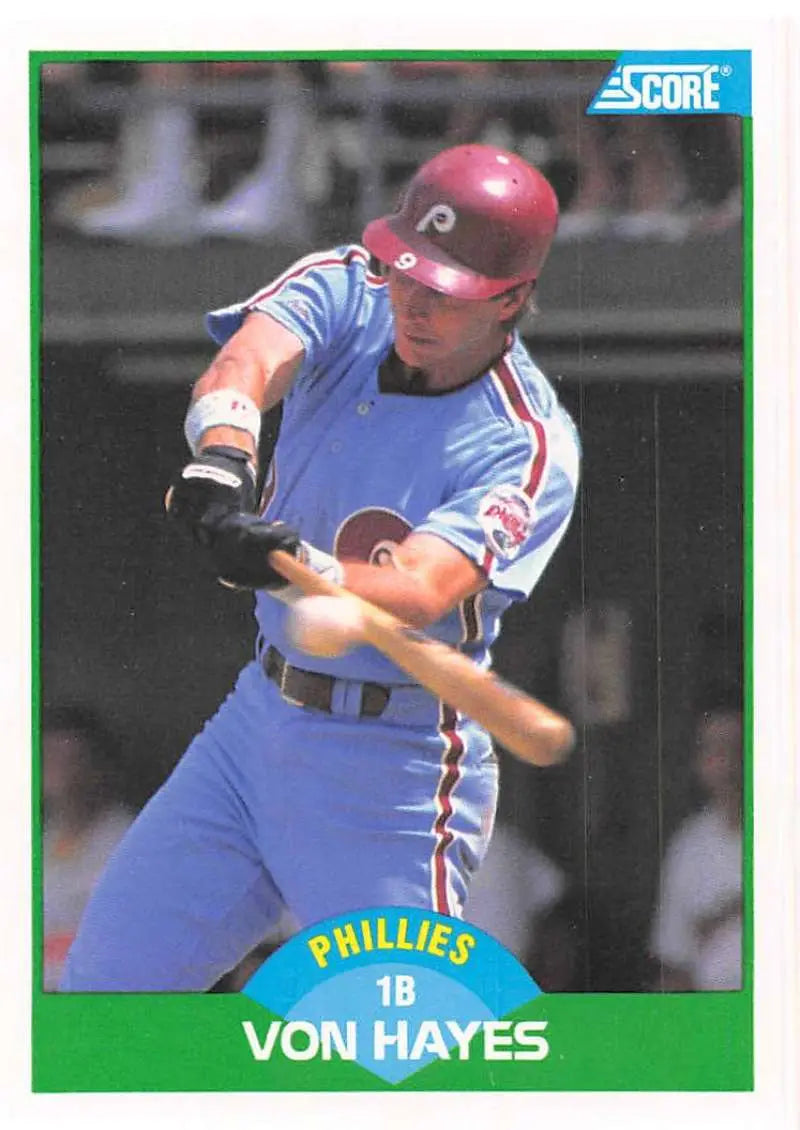 1989 Score #38 Von Hayes NM-MT Phillies ID:80261