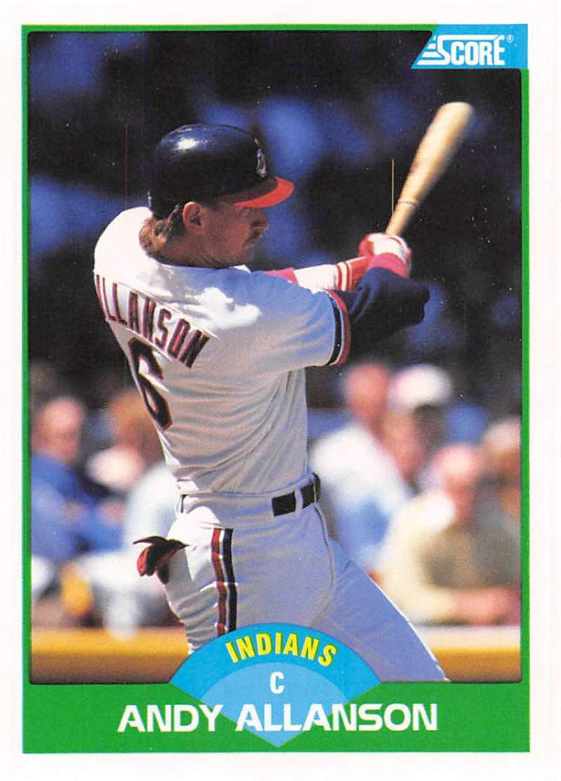 1989 Score #46 Andy Allanson NM-MT Indians ID:80219