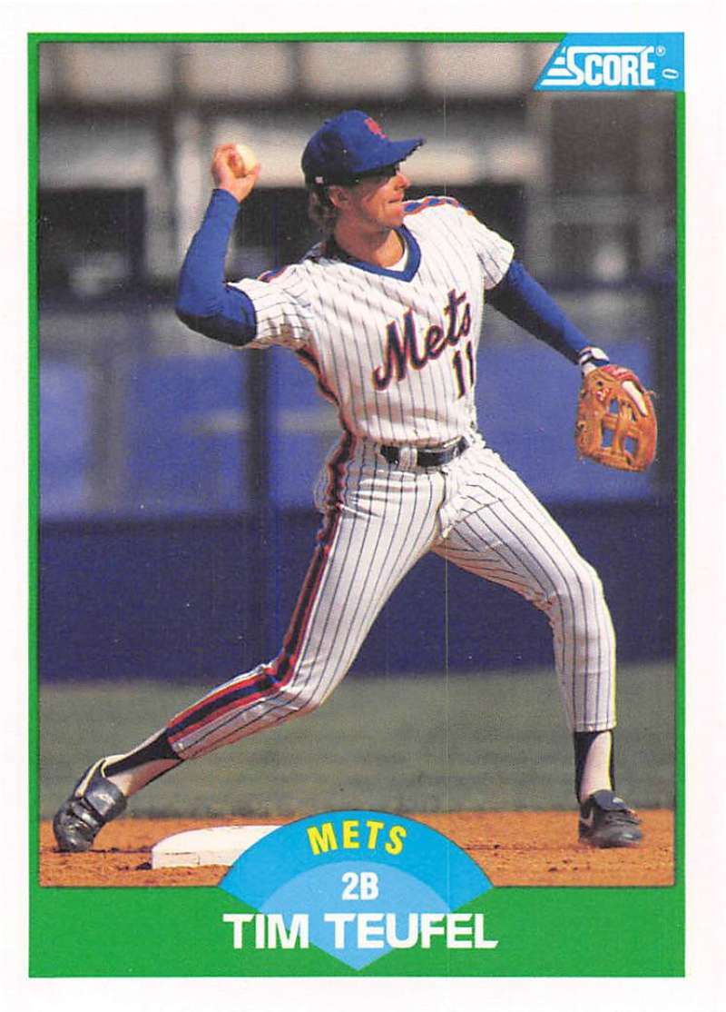 1989 Score #58 Tim Teufel NM-MT Mets ID:80267
