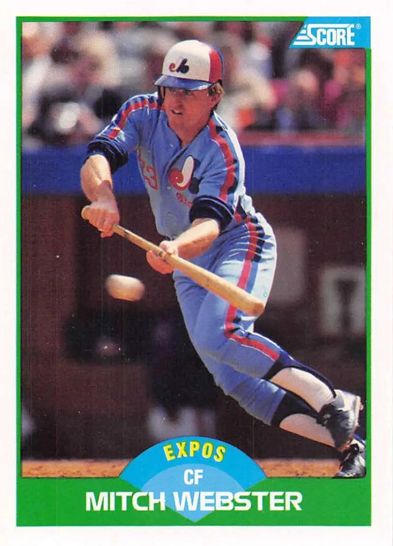 1989 Score #71 Mitch Webster NM-MT Cubs ID:80230