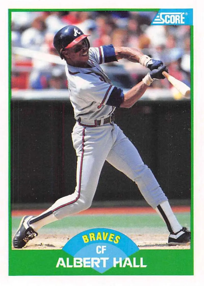 1989 Score #74 Albert Hall NM-MT Braves ID:80232