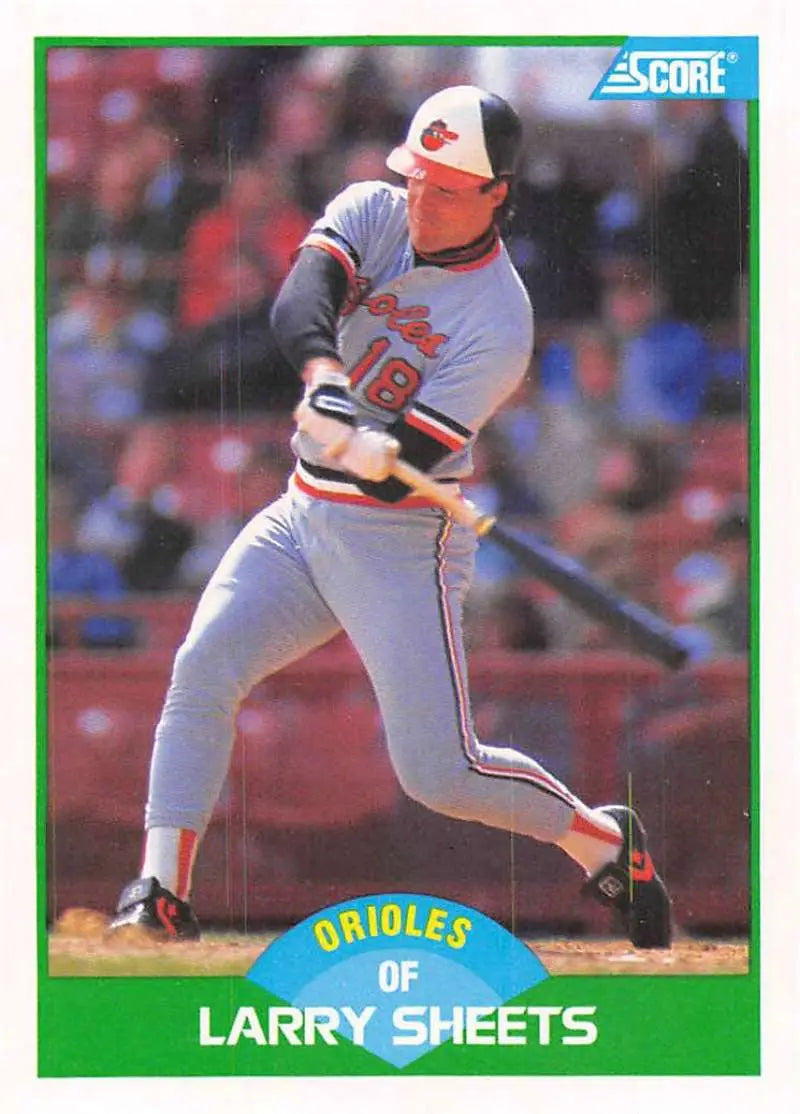 1989 Score #81 Larry Sheets NM-MT Orioles ID:80287