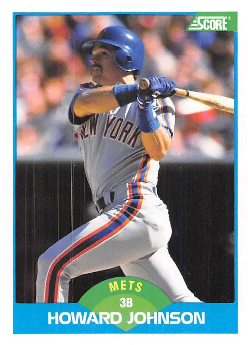 1989 Score #136 Howard Johnson NM-MT Mets ID:80312