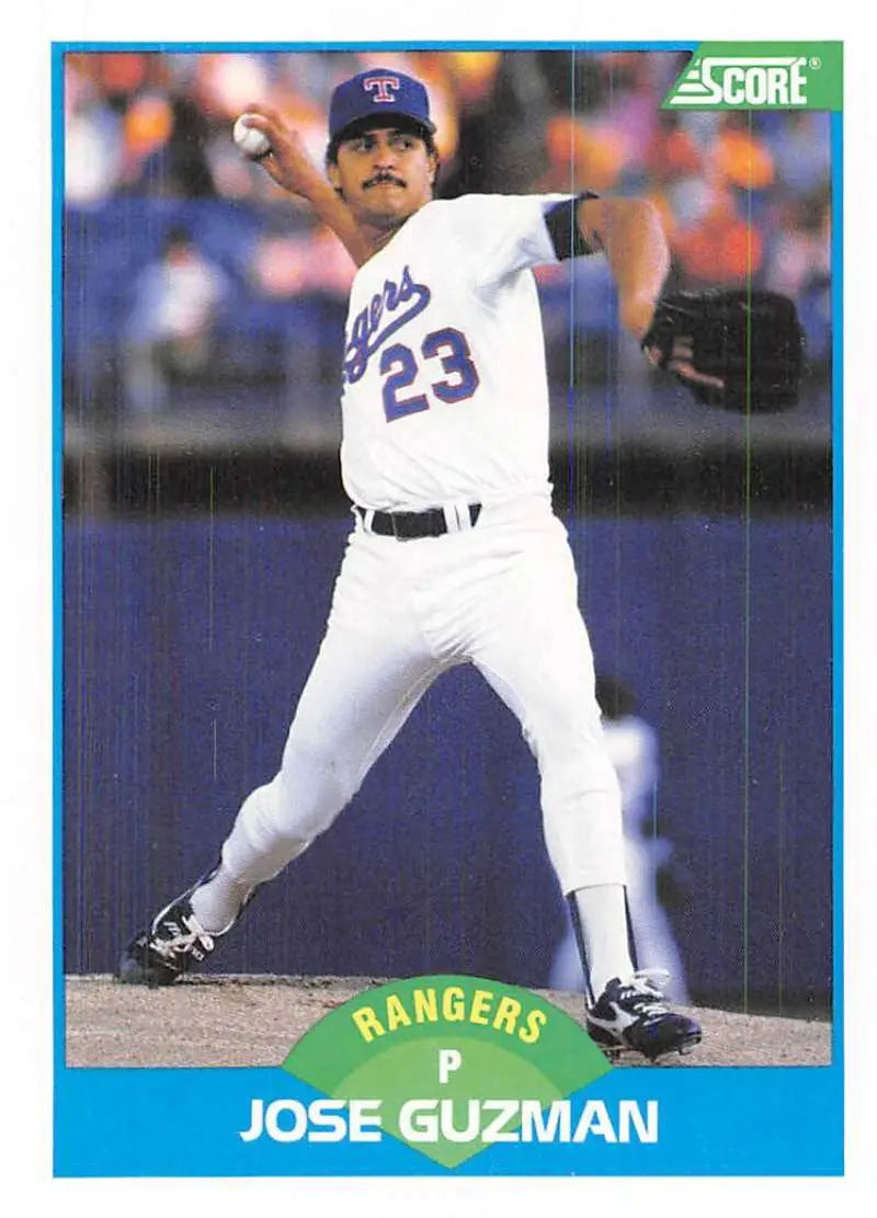 1989 Score #143 Jose Guzman NM-MT Rangers ID:80521