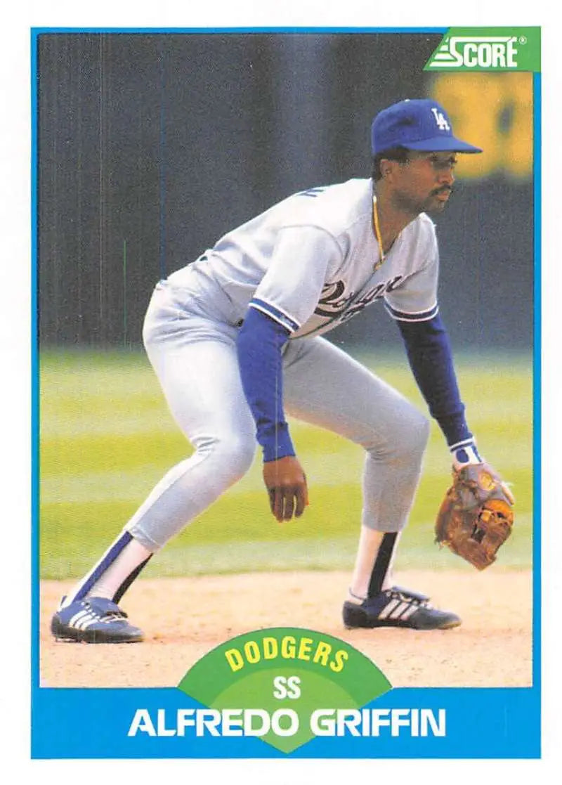 1989 Score #167 Alfredo Griffin NM-MT Dodgers ID:80335