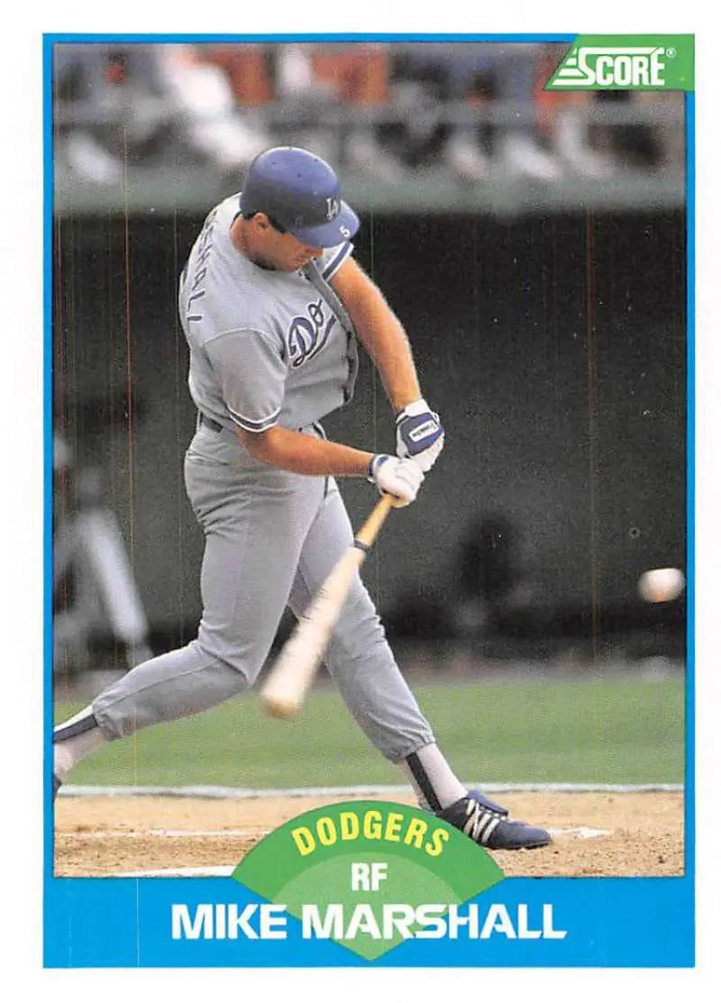 1989 Score #186 Mike Marshall NM-MT Dodgers ID:80530