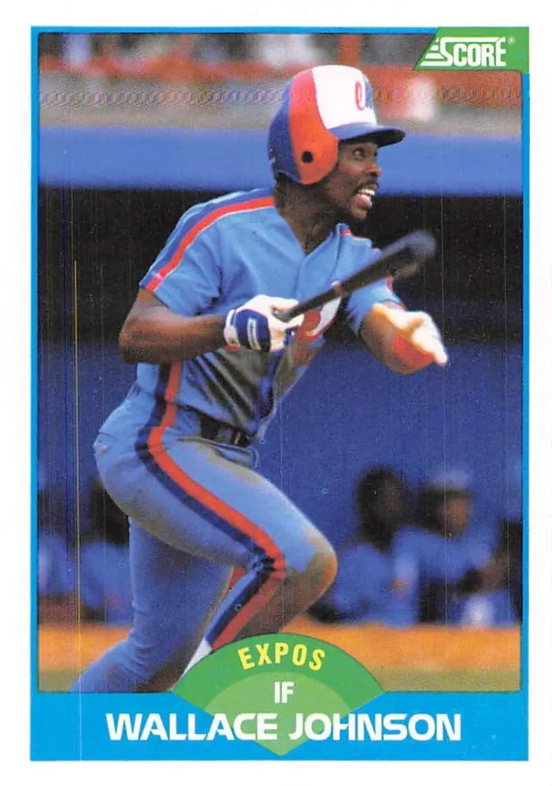1989 Score #196 Wallace Johnson NM-MT Expos ID:80350