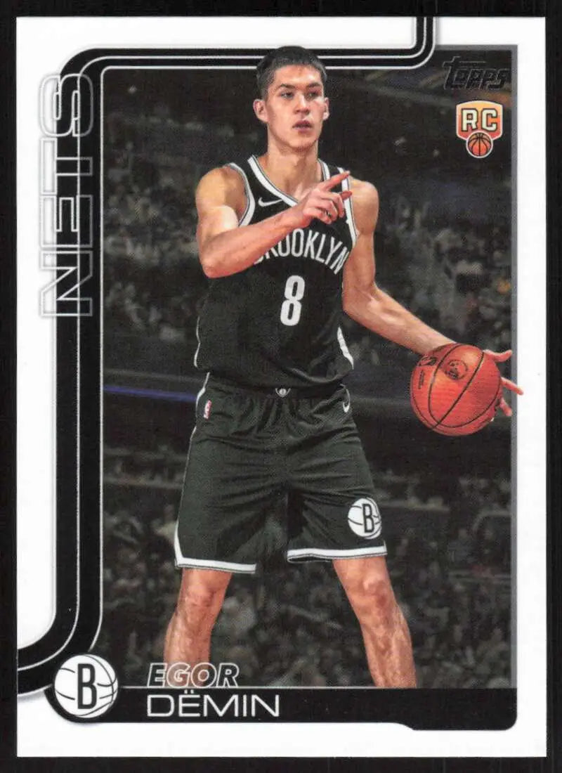 2025-26 Topps #208 Egor Demin NM-MT RC Rookie Nets ID:80832