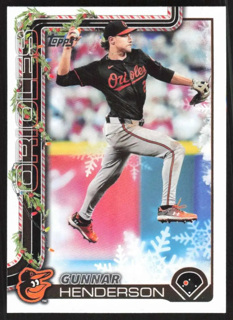 2025 Topps Holiday #H18 Gunnar Henderson NM-MT Orioles ID:79836