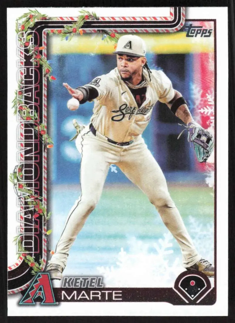2025 Topps Holiday #H43 Ketel Marte NM-MT Diamondbacks ID:79856
