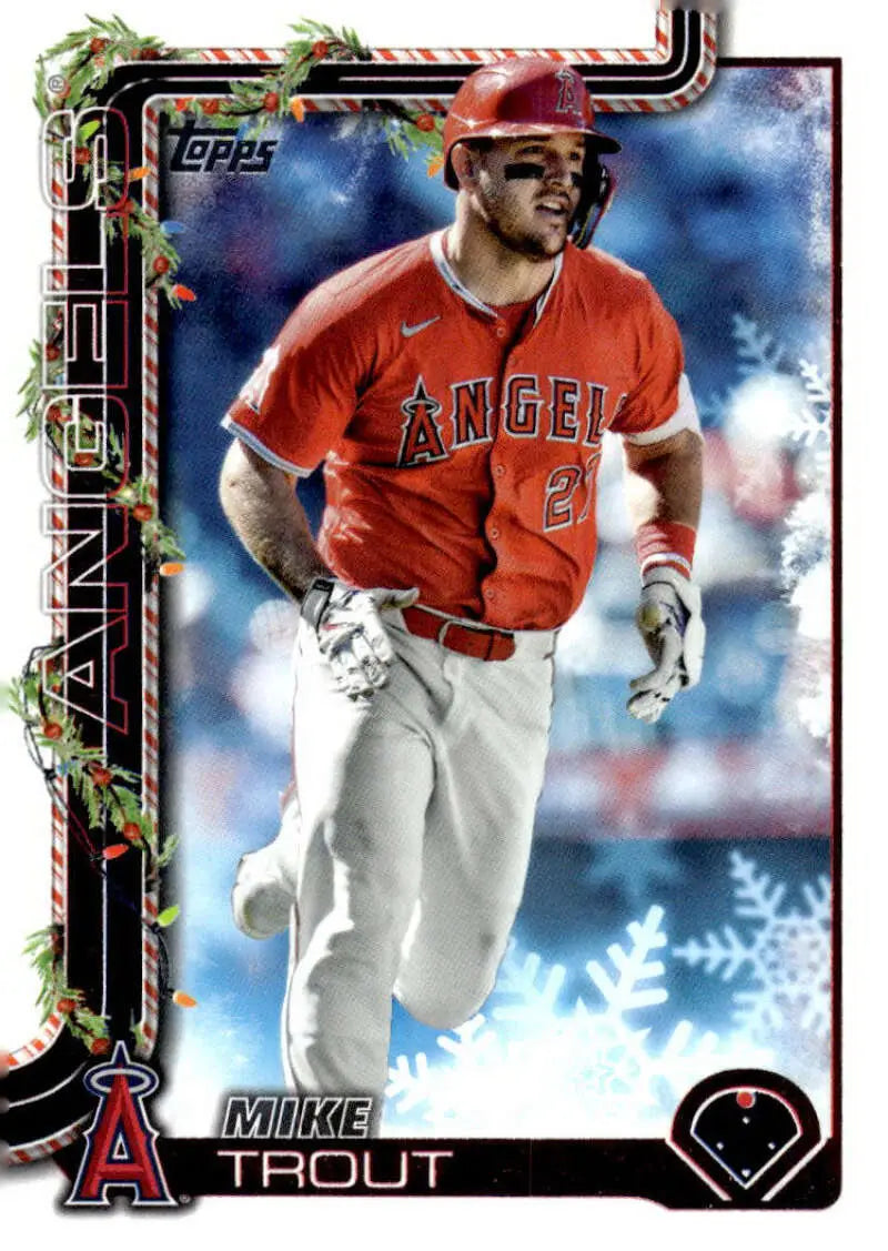 2025 Topps Holiday #H50 Mike Trout NM-MT Angels ID:79863