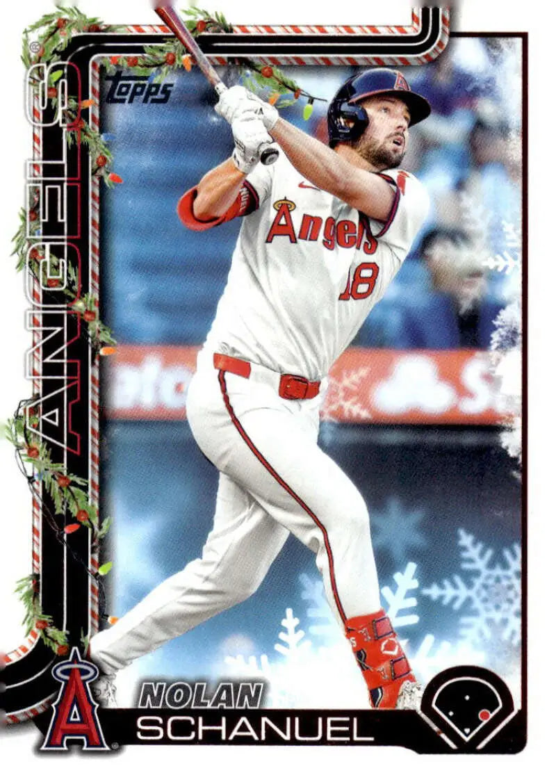 2025 Topps Holiday #H55 Nolan Schanuel NM-MT Angels ID:79866