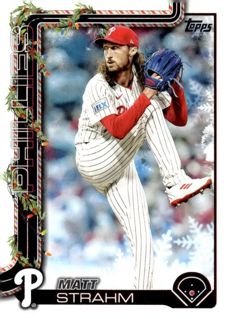 2025 Topps Holiday #H71 Matt Strahm NM-MT Phillies ID:79876