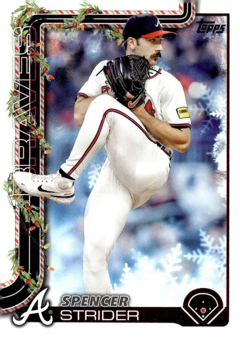 2025 Topps Holiday #H75 Spencer Strider NM-MT Braves ID:79878