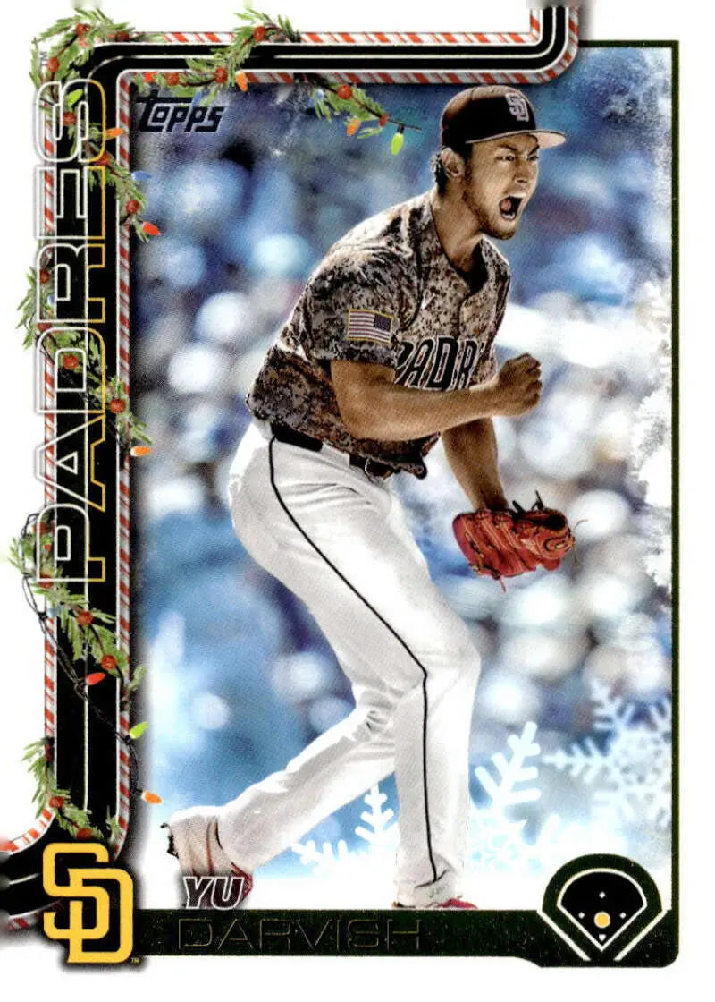 2025 Topps Holiday #H88 Yu Darvish NM-MT Padres ID:79890