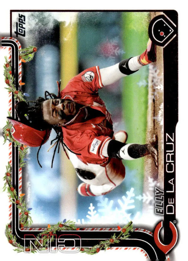 2025 Topps Holiday #H97 Elly De La Cruz NM-MT Reds ID:80575