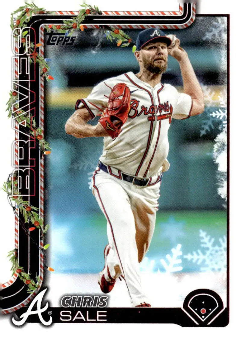 2025 Topps Holiday #H98 Chris Sale NM-MT Braves ID:79897