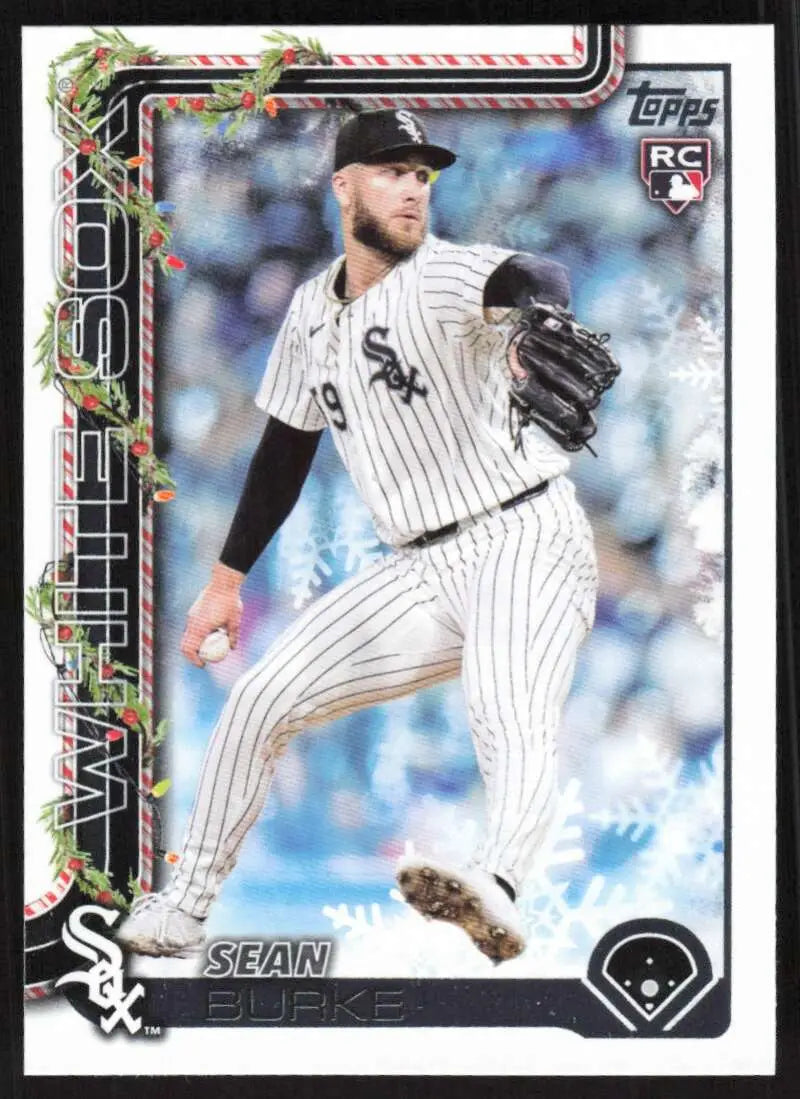 2025 Topps Holiday #H106 Sean Burke NM-MT RC Rookie White Sox ID:79918