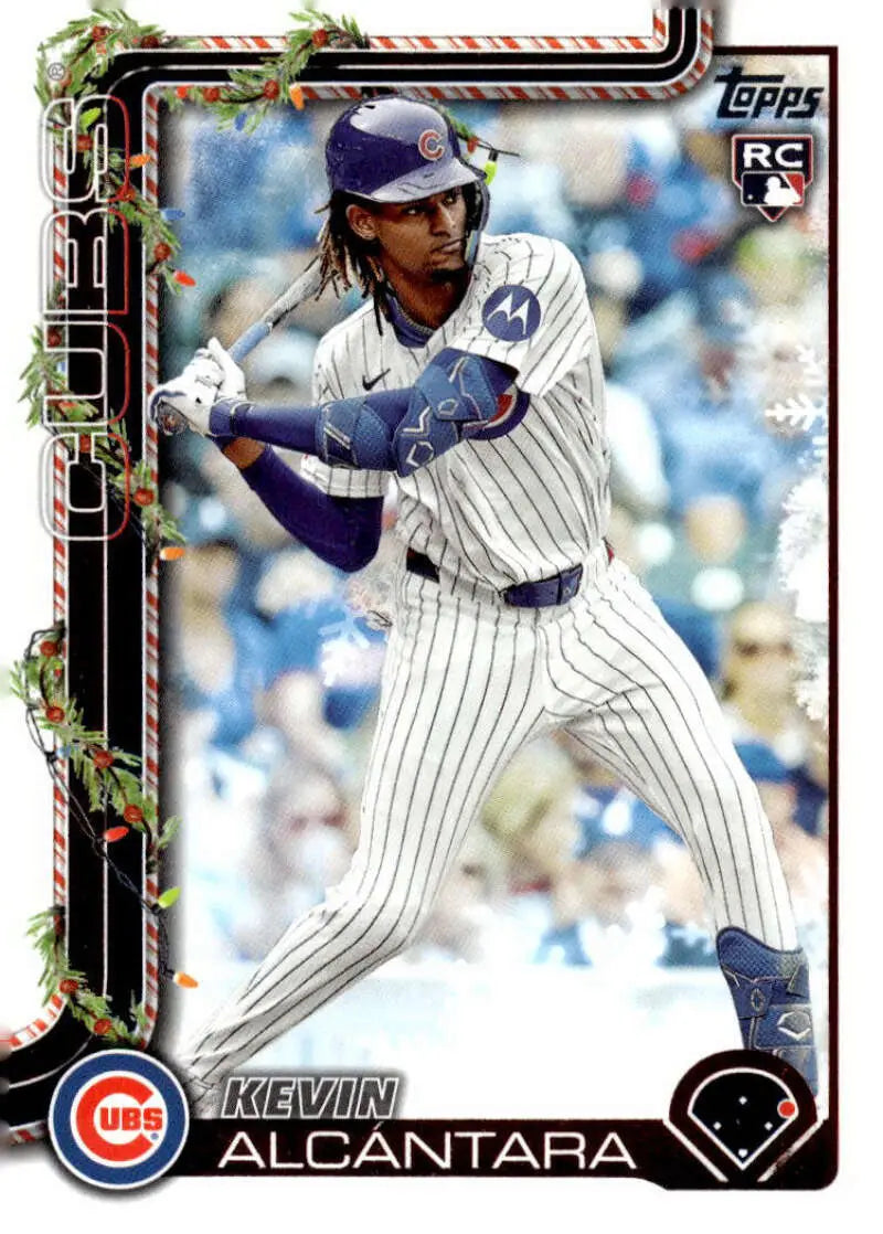 2025 Topps Holiday #H109 Kevin Alcantara NM-MT RC Rookie Cubs ID:79921