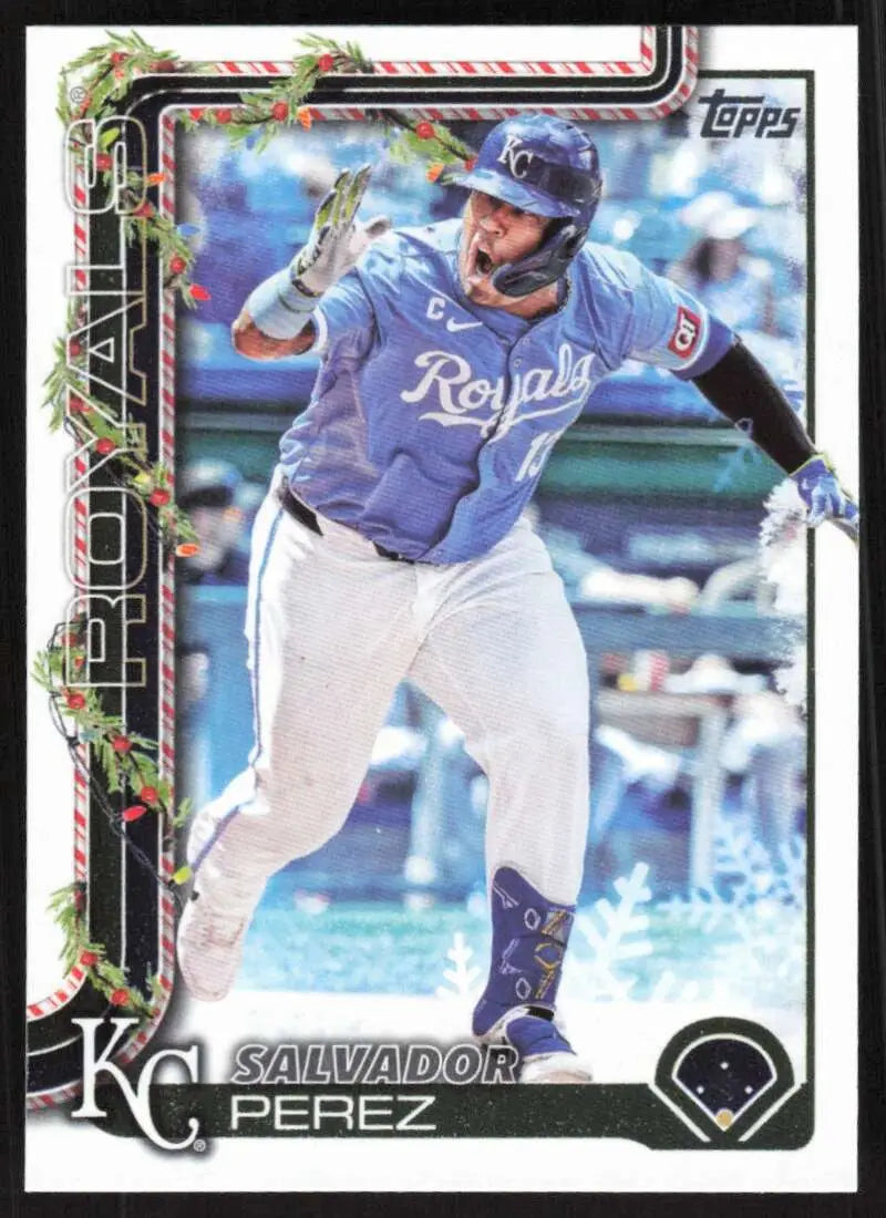 2025 Topps Holiday #H116 Salvador Perez NM-MT Royals ID:80580