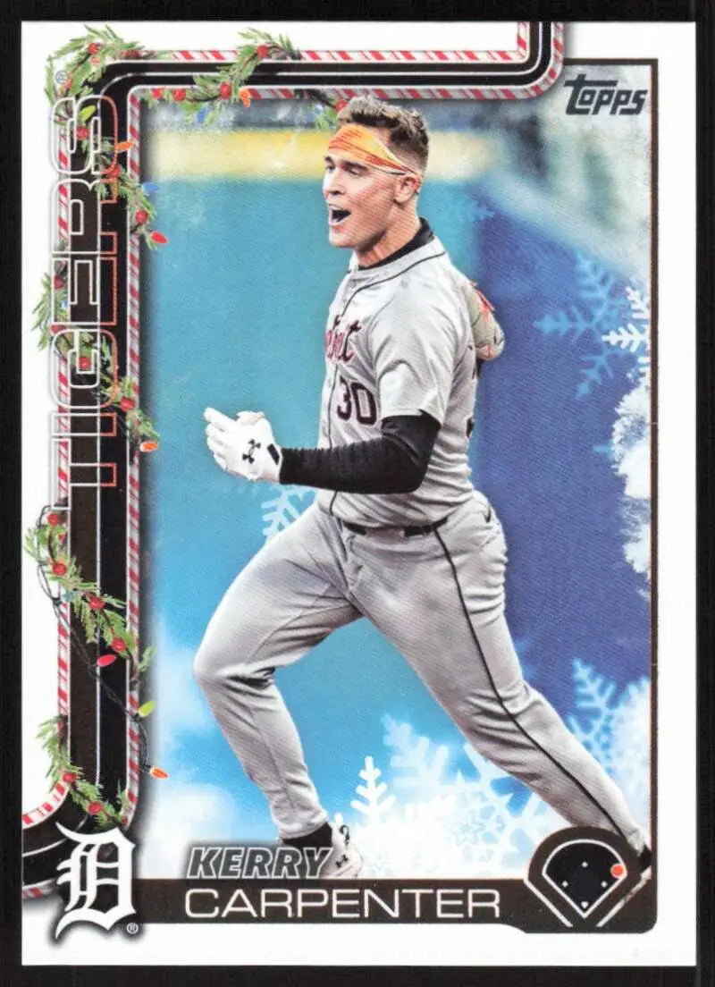 2025 Topps Holiday #H127 Kerry Carpenter NM-MT Tigers ID:79933