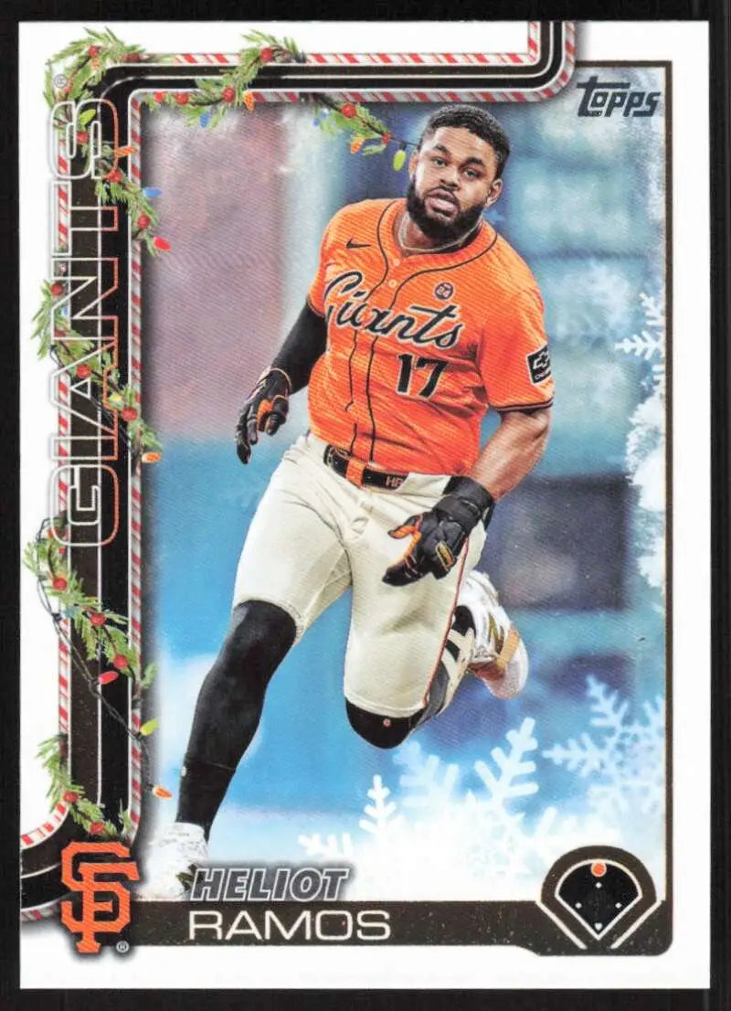 2025 Topps Holiday #H129 Heliot Ramos NM-MT Giants ID:80584