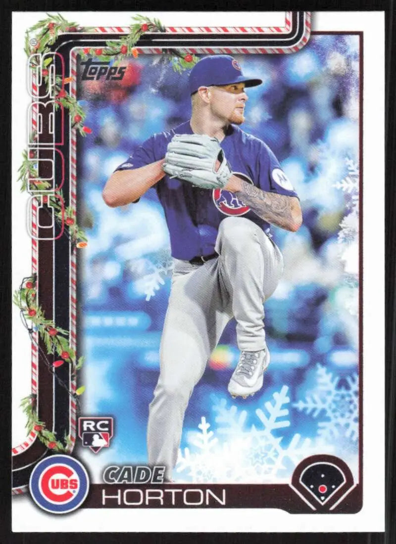 2025 Topps Holiday #H140 Cade Horton NM-MT RC Rookie Cubs ID:79941
