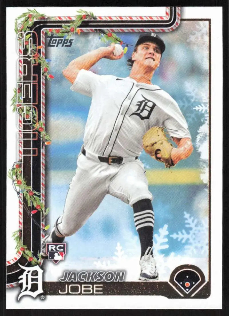 2025 Topps Holiday #H160 Jackson Jobe NM-MT RC Rookie Tigers ID:79967