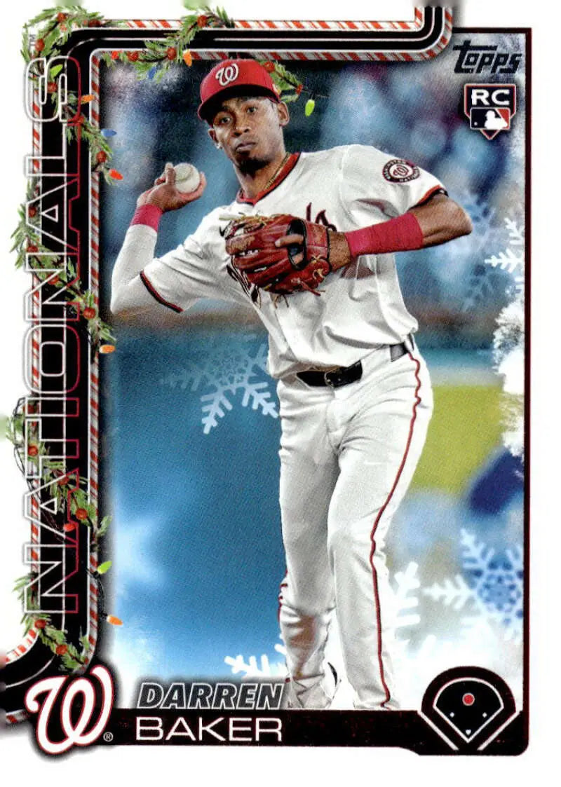 2025 Topps Holiday #H167 Darren Baker NM-MT RC Rookie Nationals ID:79972