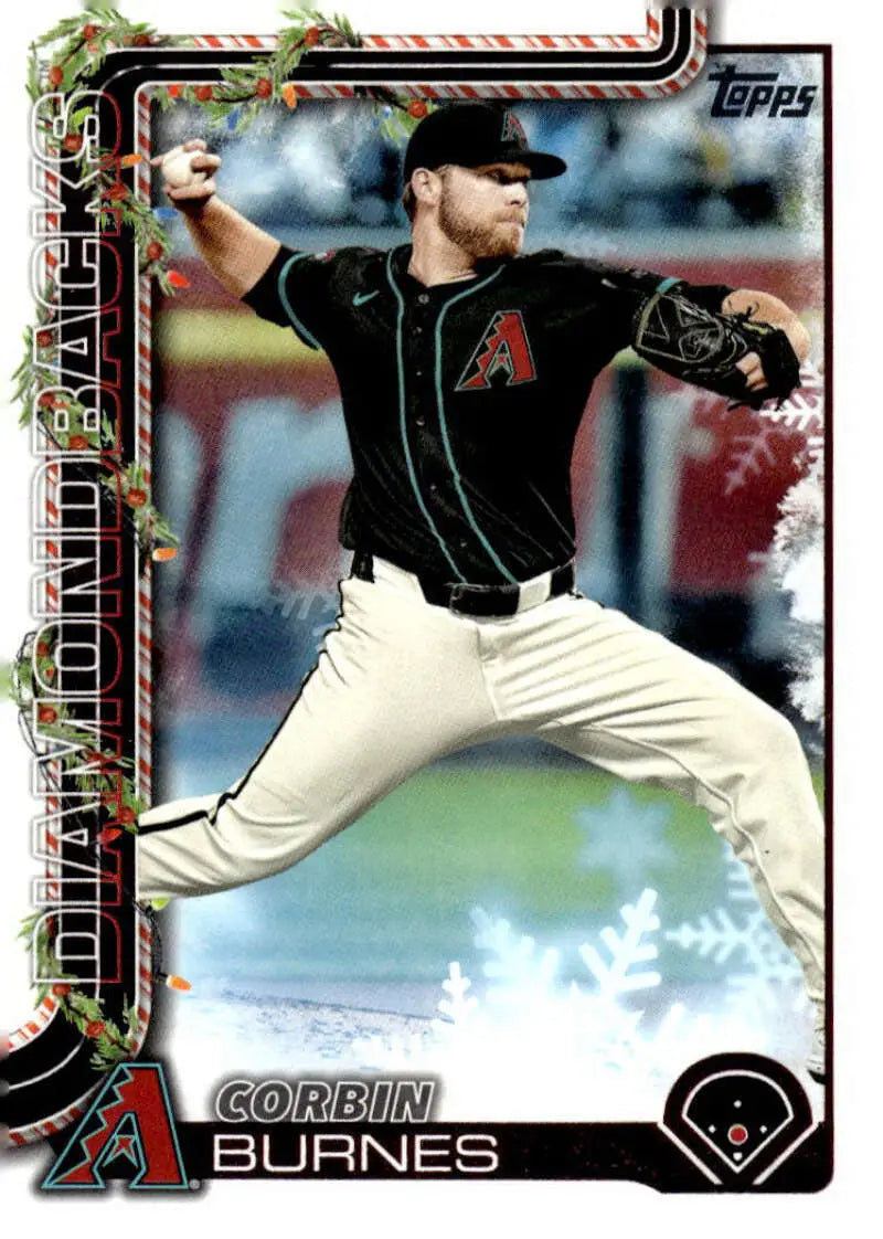 2025 Topps Holiday #H185 Corbin Burnes NM-MT Diamondbacks ID:79986