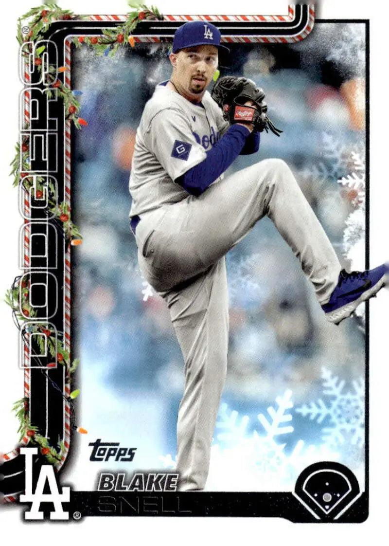 2025 Topps Holiday Backs Variation SP #H135 Blake Snell NM-MT Dodgers ID:79956
