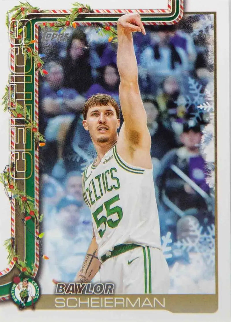 2025-26 Topps Holiday #H5 Baylor Scheierman NM-MT Celtics ID:80708