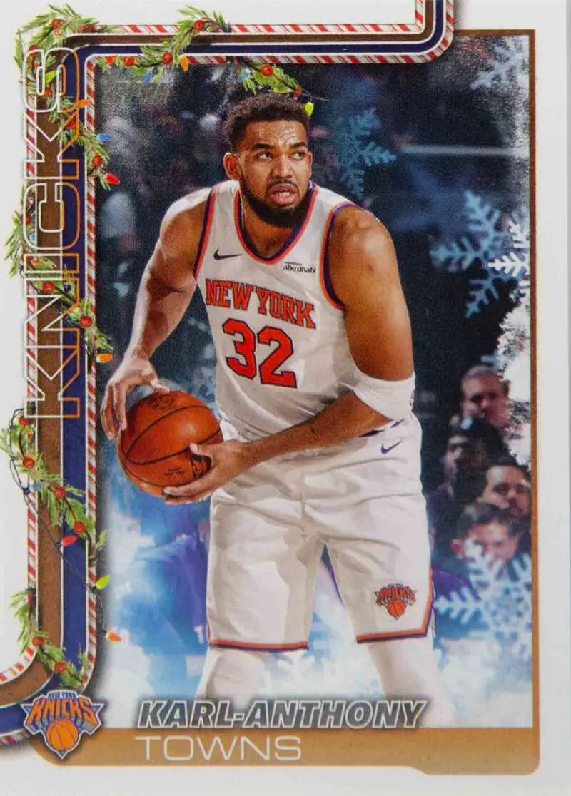 2025-26 Topps Holiday #H16 Karl-Anthony Towns NM-MT Knicks ID:80717
